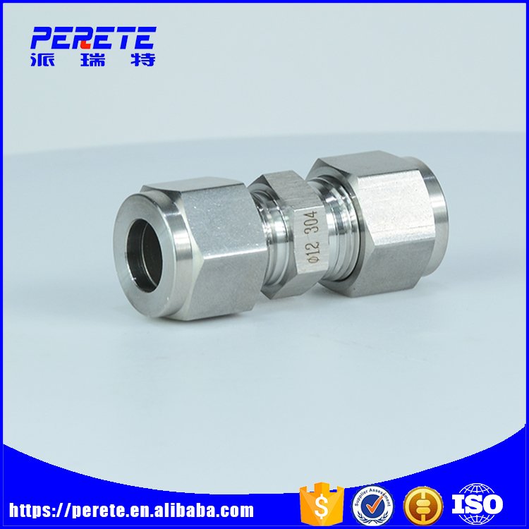 Swagelok Standard Customized Stainless Steel Double Ferrules Tube Fitting For St