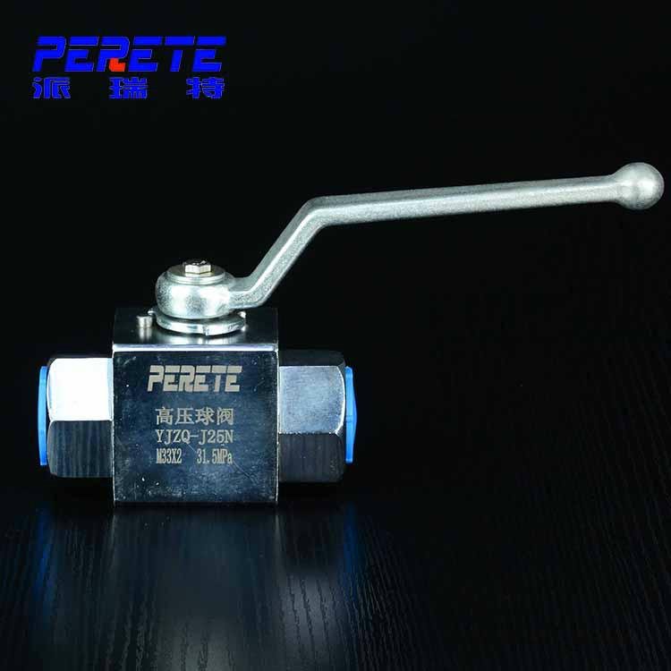 Stainless Steel High Pressure Female thread Ball Valve With handle
