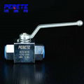 Stainless Steel High Pressure Female thread Ball Valve With handle 1
