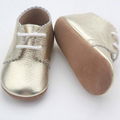 Lace Up Soft Sole Oxford Leather Baby Shoe 5
