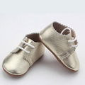 Lace Up Soft Sole Oxford Leather Baby Shoe 4