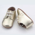 Lace Up Soft Sole Oxford Leather Baby Shoe 3