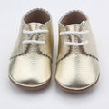 Lace Up Soft Sole Oxford Leather Baby Shoe 2