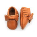 Brown Leather Moccasins Wholesale Cute Baby Shoes 3