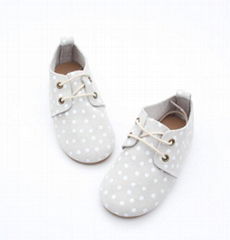 Kids Oxford Shoes Leather Rubber Sneaker