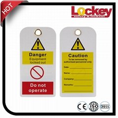OEM Customized Safety Tags Plastic tag