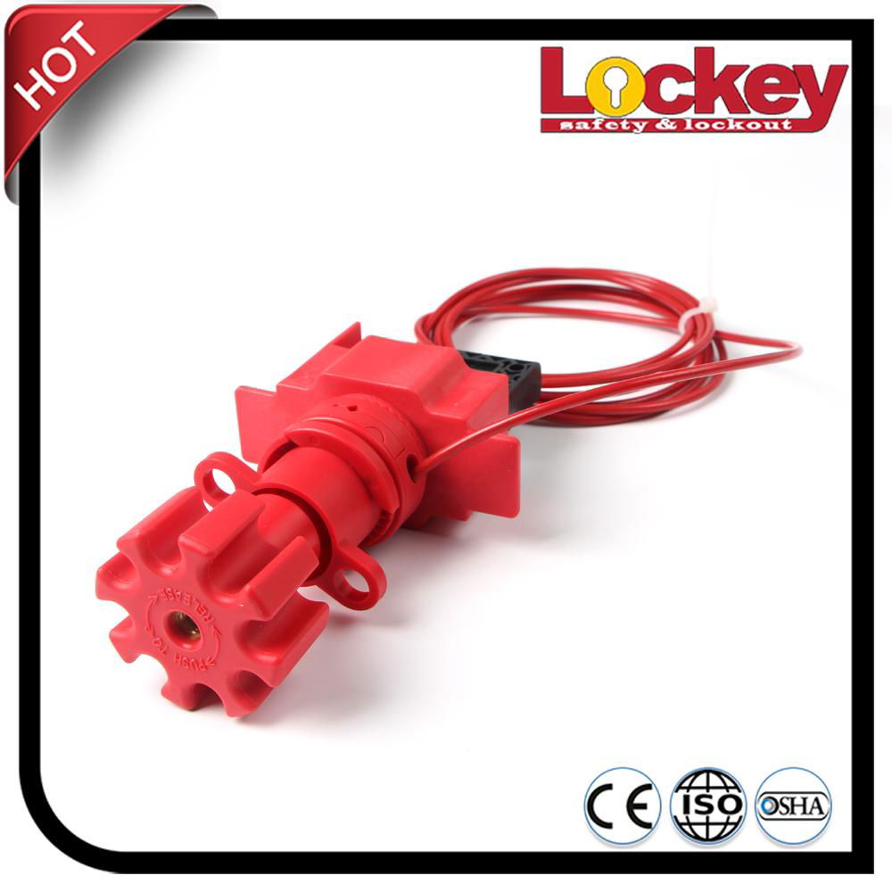 Universal Ball Valve Loto with Nylon Cable