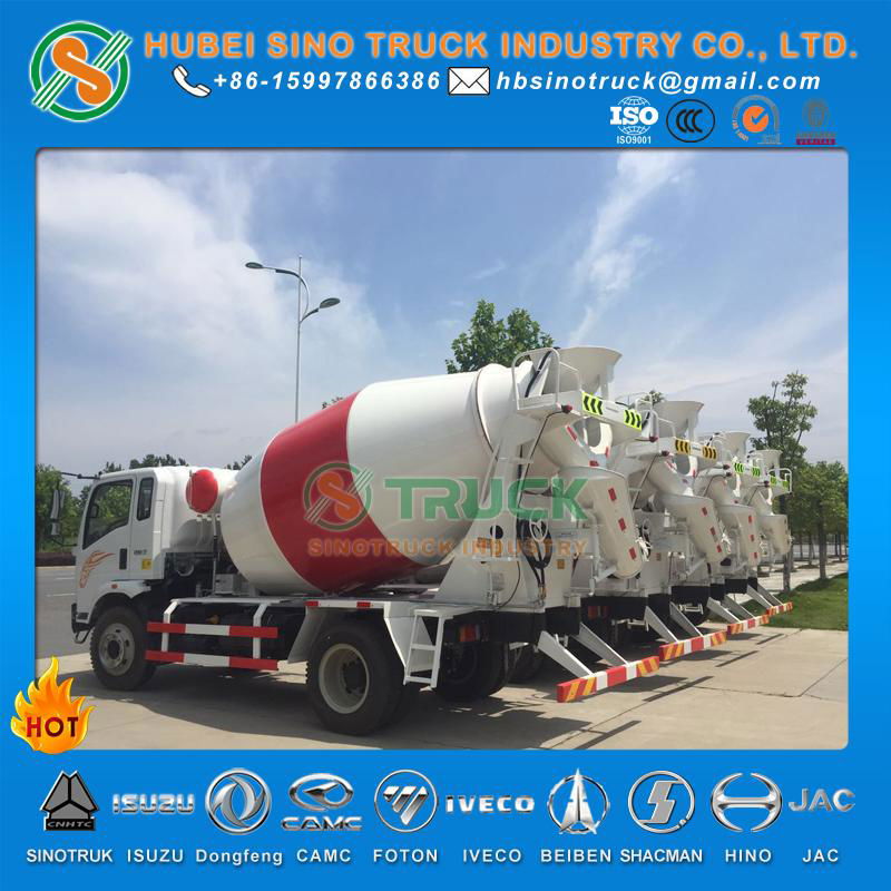 SINO CDW 3-4cbm Transit Mixer Truck 4