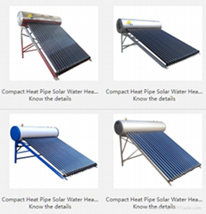 Compact Heat Pipe Solar Water Heater