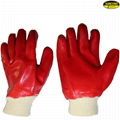 Chemical resistant waterproof PVC coated gloves 2