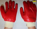 Chemical resistant waterproof PVC coated gloves 4