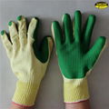 7g/ 10g polycotton laminated rubber work gloves 5