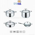  18/10 Stainless Steel Cookware Sets 8pcs 2