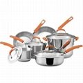304 Stainless Steel Cookware Set Frying Pans and Pots 10Piece  3