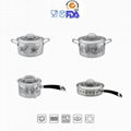 Stainless Steel Decal China Cookware Set 8pcs  2