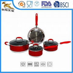 New Non Stick Cookware Sets 7 Piece