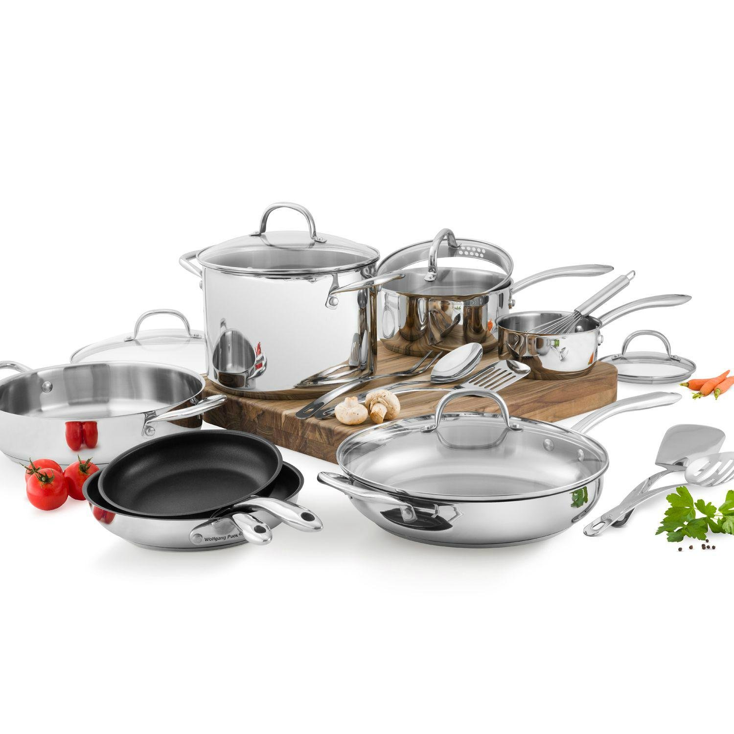Premium 18/10Stainless Steel Cookware Sets 14pc