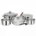 Stainless Steel Nesting Cookware Set  5