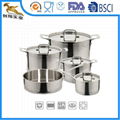 18/10 Stainless Steel Cookware Sets 9 Piece