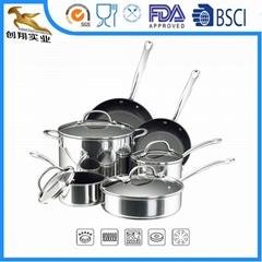 Stainless Steel Cookware Set 10pc