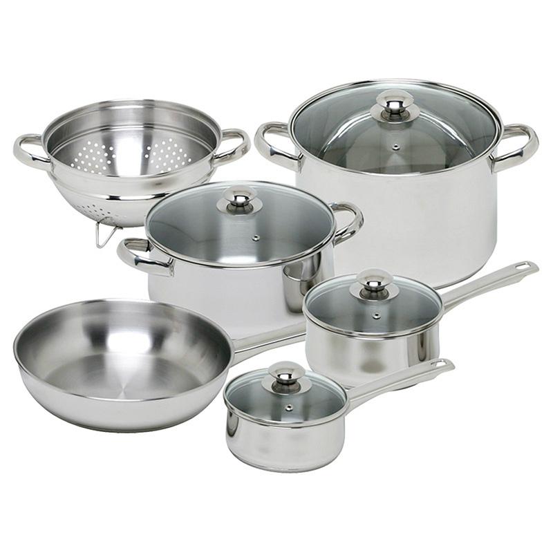 Stainless Steel Cookware Set 10pc 2