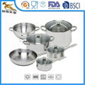 Stainless Steel Cookware Set 10pc