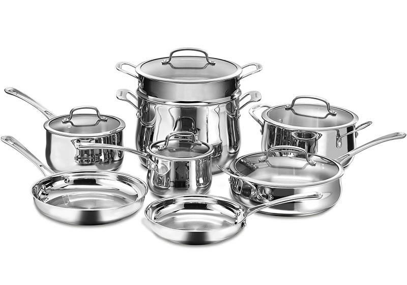 18/10 High quality Stainless Steel Cookware Sets 13pc 2