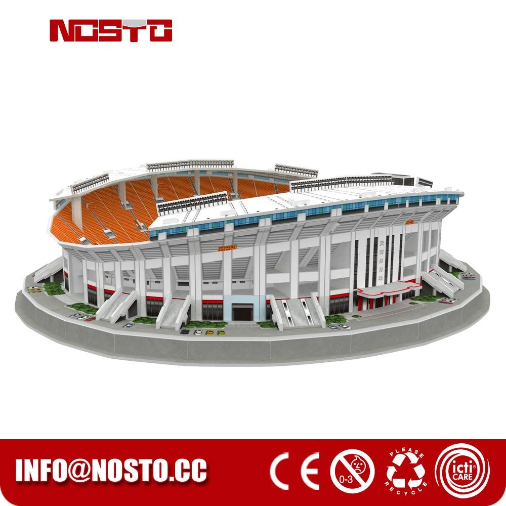 3D puzzle stadium construction kits football stadium model 2