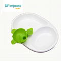 Baby Winter Feeding Bowl Cartoon Thermal Insulation Strong Suction Dishes Kids