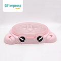 PP+304 Stainless Steel Cute Crab Shape Detachable Multi Grid Plate