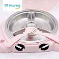 Stainless Steel Non-slip Cup Baby Bowl Toddler Baby Plate 1