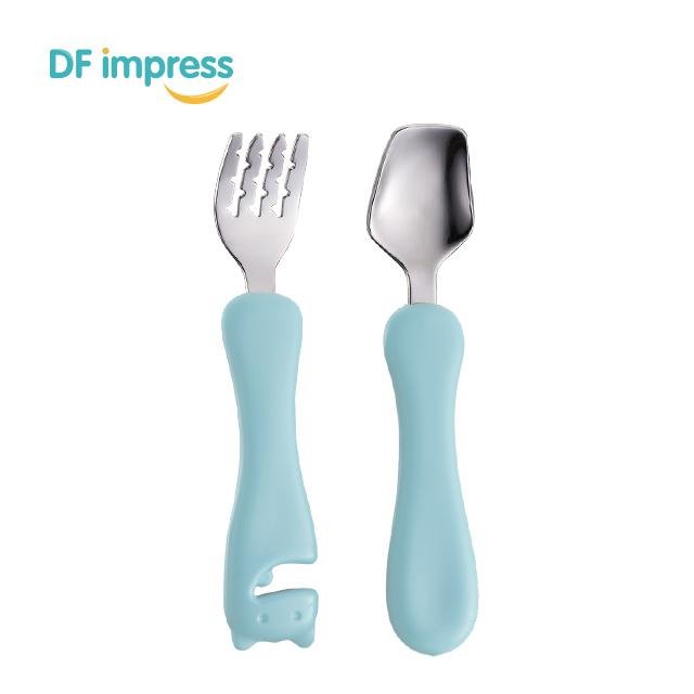 Promotional design Stainless steel Small Spoon and fork set 2
