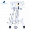 mobile dental cart with silence oilless