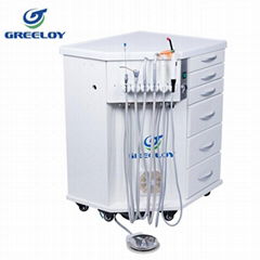 mobile dental cabinet build in air compressor