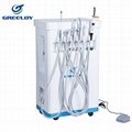 mobile dental unit with curing light and scaler 2