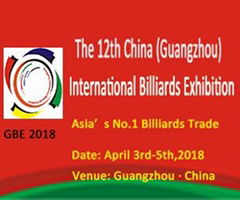 The 12th China (Guangzhou) International Billiards Exhibition (GBE2018)