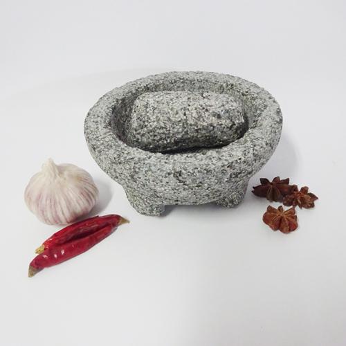 Granite Authetic Mexican Molcajete/Mortar and Pestle WB203 (China