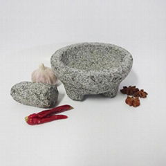 Granite Authetic Mexican Molcajete/Mortar and Pestle