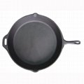 4pcs Black Coating Cast Iron Camping Cookware Set For Camping 2