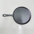 4pcs Black Coating Cast Iron Camping