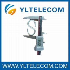 S Type Hook Aluminum Fiber Optic Accessories for SS Telecom Drop Wire Clamps