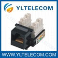 Cat.5e Cat6 RJ45 Keystone Jack UTP 3