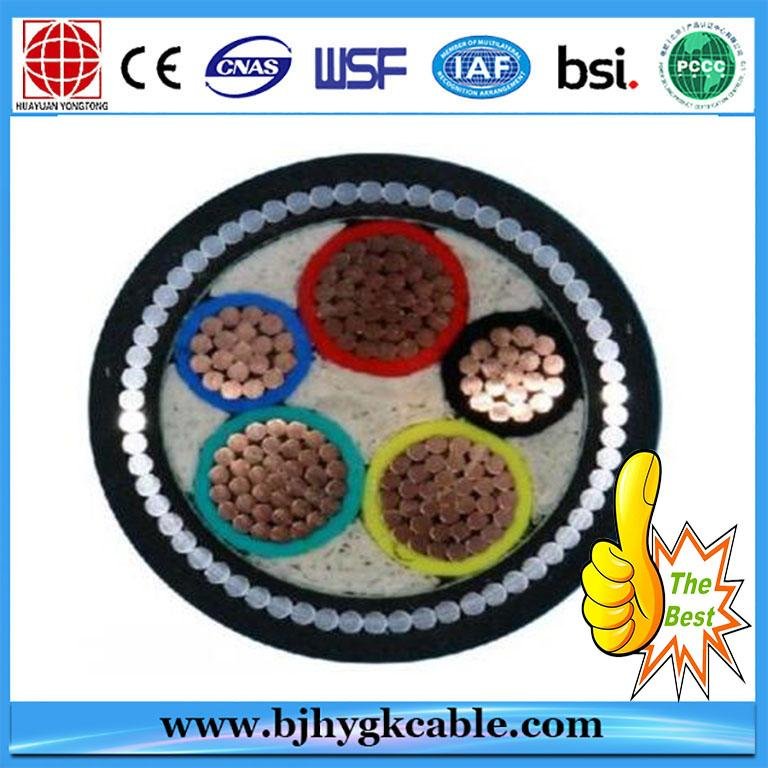0.6/1kv 4x120mm2 XLPE Insulated, PVC Outer Sheathed Power Cable 2