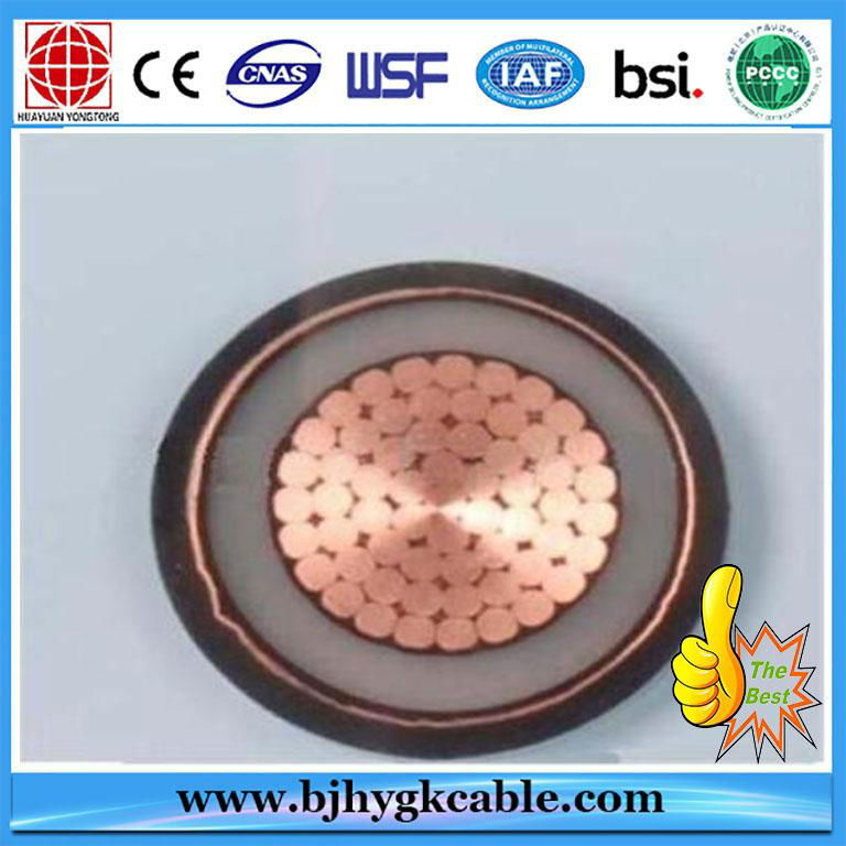 Low Voltage Copper Cable Cu/XLPE/PVC Cable 1x630mm2 Power Cable 3