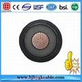 MIDDLE VOLTAGE ELECTRIC CABLE COPPER COVERED 50 mm2 INSULATION 15 kV XLPE