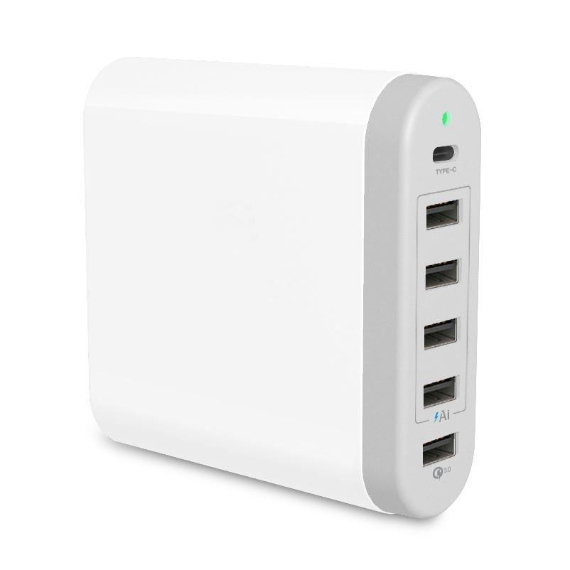 6 USB Charger With Type C and QC 3.0 Ports 4