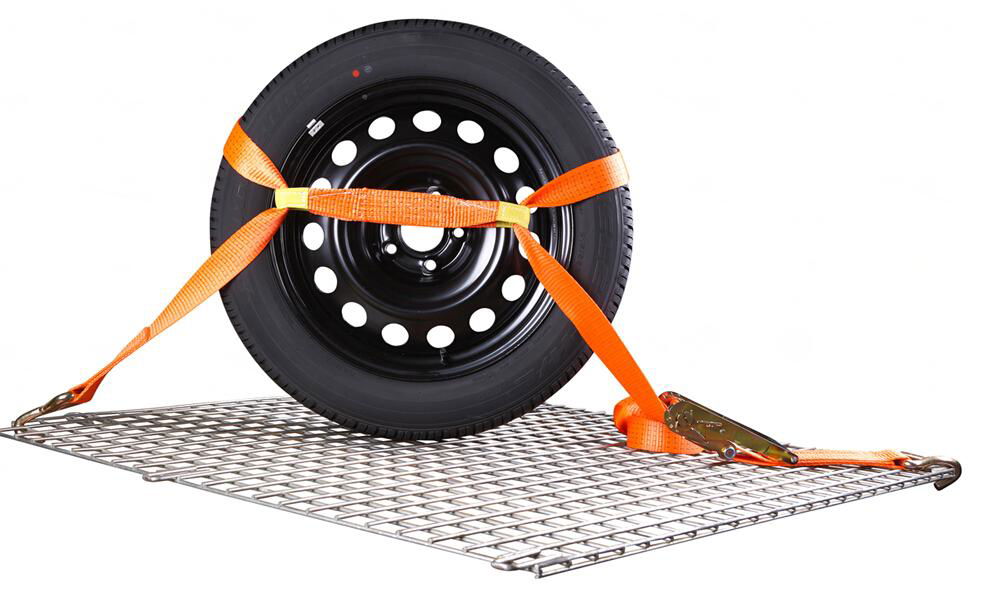2'' 5T Tire Strap With 3 Rubber Blocks 3