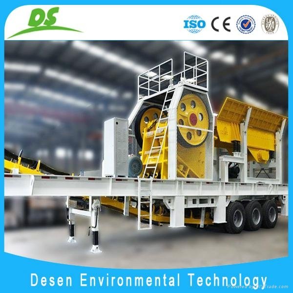 Mobile stone crusher plant 5
