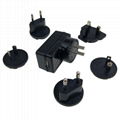 5v 2a ac dc power adapter with interchangebale plug 2