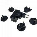 5v 2a ac dc power adapter with interchangebale plug